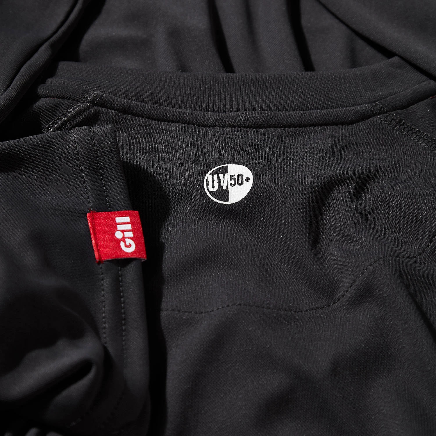 Gill Mens UV Tec Crew Neck Long Sleeve Tee - Charcoal 7 Gill Mens UV Tec Crew Neck Long Sleeve Tee - Charcoal - Image 5