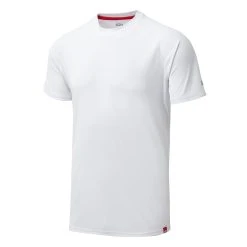 Gill Mens UV Tec Crew Neck T-Shirt - White -Nautical Outfitters 2019 Gill UV Tec T Shirt UV010 White 2