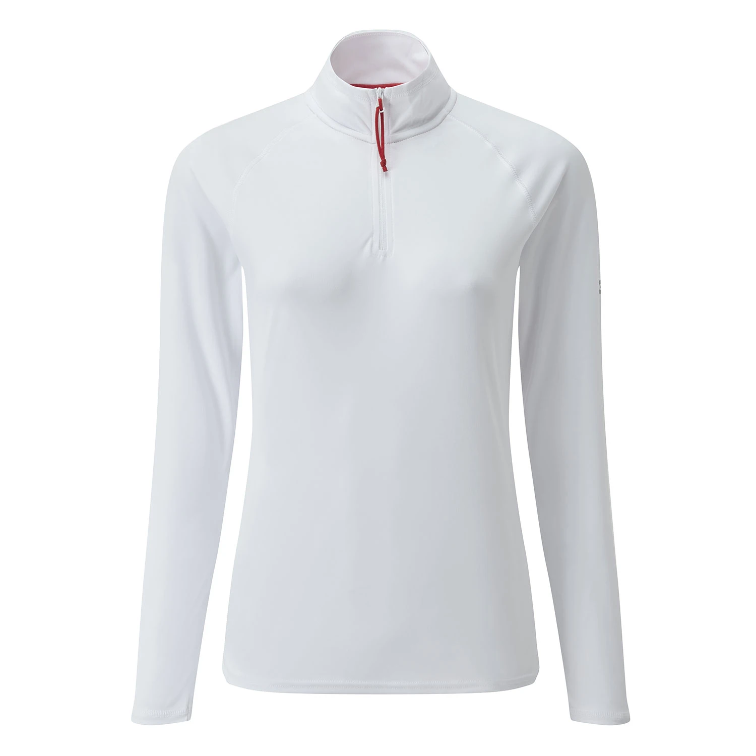 Gill Womens UV Tec Long Sleeve Zip Tee - White 3 Gill Womens UV Tec Long Sleeve Zip Tee - White