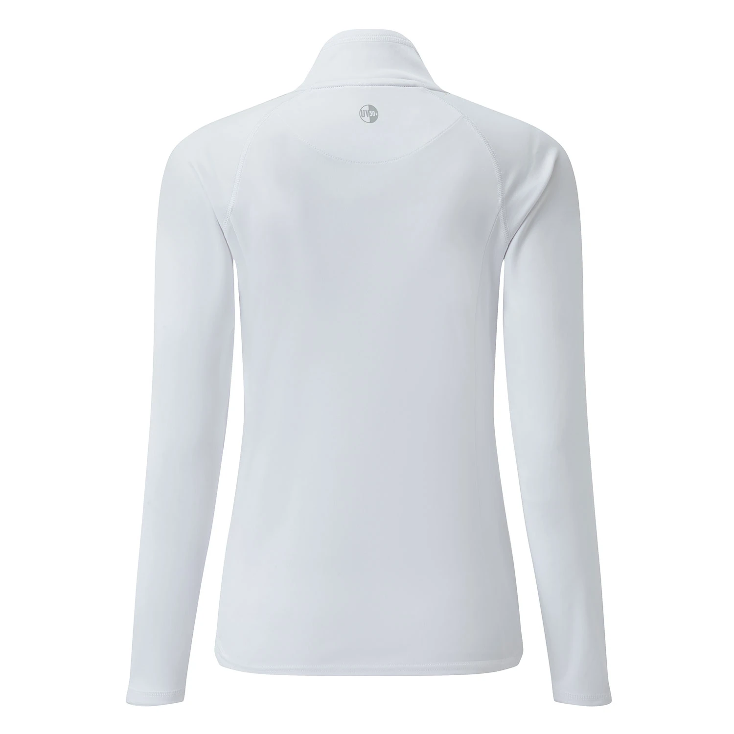 Gill Womens UV Tec Long Sleeve Zip Tee - White 5 Gill Womens UV Tec Long Sleeve Zip Tee - White - Image 3