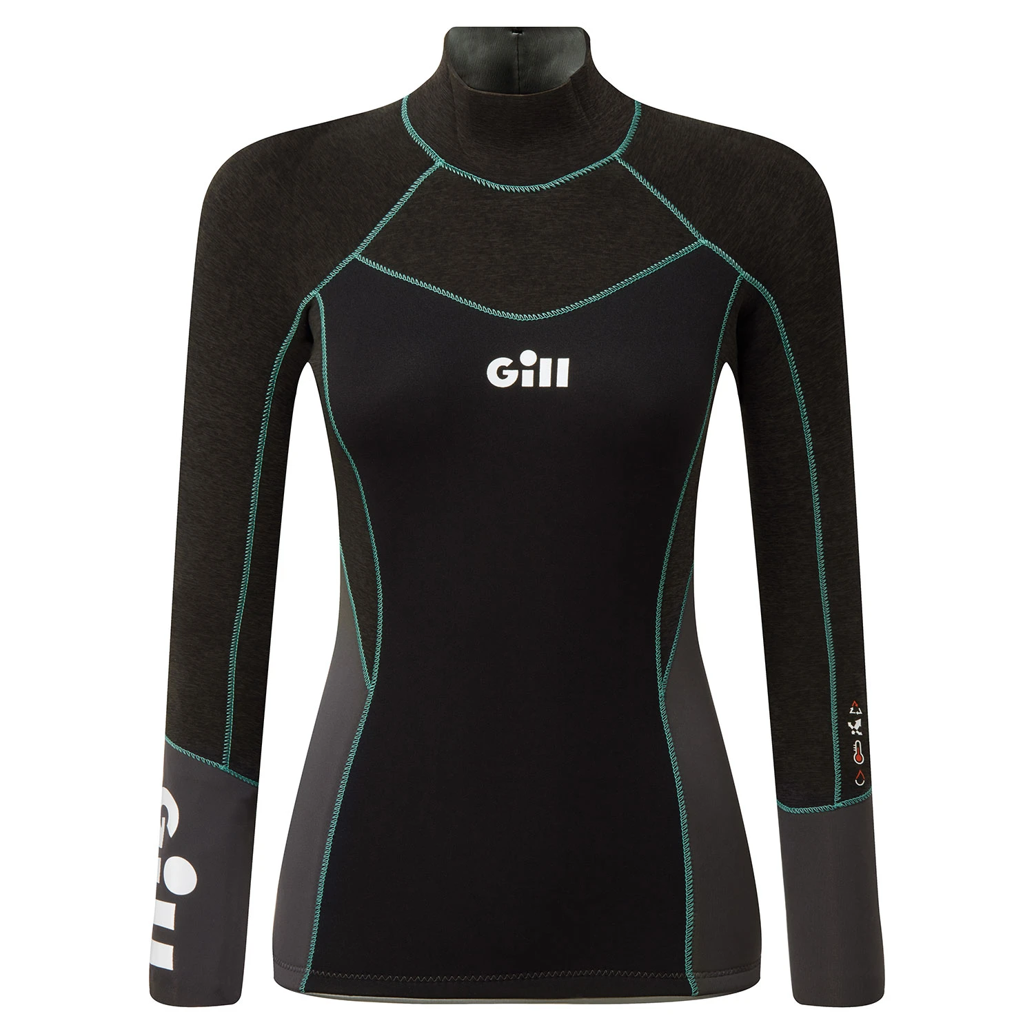 Gill Womens Zentherm Dinghy Wetsuit Kit - Black 6 Gill Womens Zentherm Dinghy Wetsuit Kit - Black - Image 4