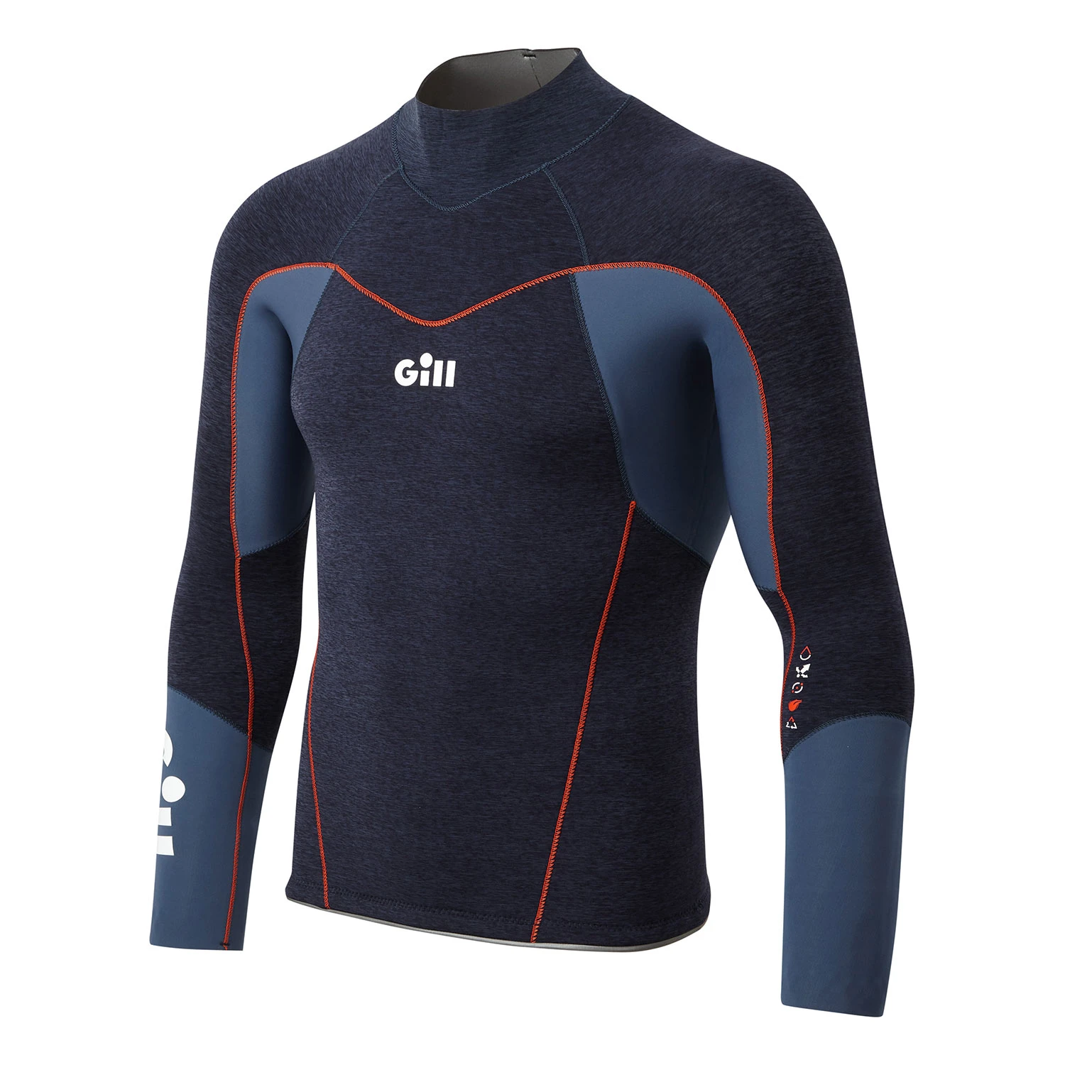 Gill Race Firecell Long Sleeve Wetsuit Top - Blue 3 Gill Race Firecell Long Sleeve Wetsuit Top - Blue