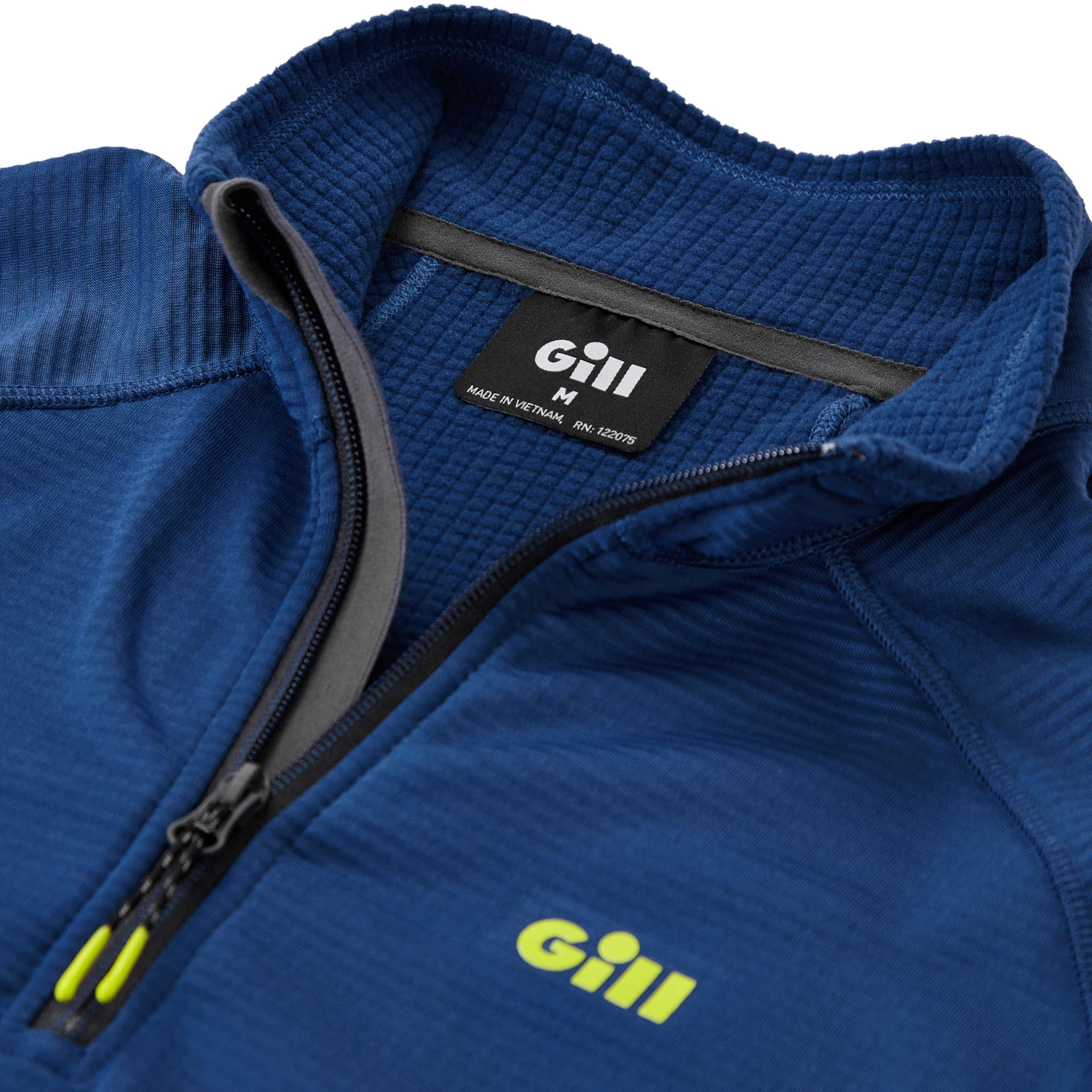 Gill OS Thermal Zip Neck Neck Top - Atlantic Blue 5 Gill OS Thermal Zip Neck Neck Top - Atlantic Blue - Image 3