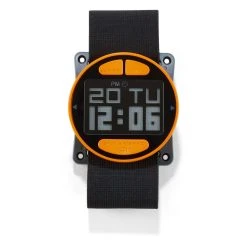 Gill Stealth Race Timer - Sailing Watch & Compass - Black/Orange