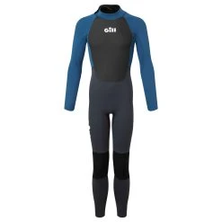Gill Junior Pursuit 4/3mm Wetsuit - Atlantic Blue