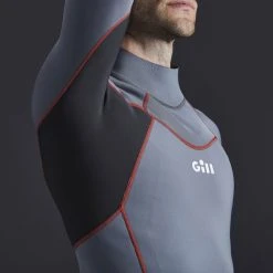 Gill Zenlite Sailing Wetsuit Top - Steel 9 Gill Zenlite Sailing Wetsuit Top - Steel -Nautical Outfitters 5003 ste01 model 3