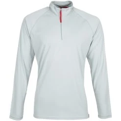 Gill Men's UV Tec Long Sleeve Zip Tee (UV009) -Nautical Outfitters DGUV009 Medium20Grey 1