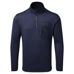 Gill Knit Fleece - Navy