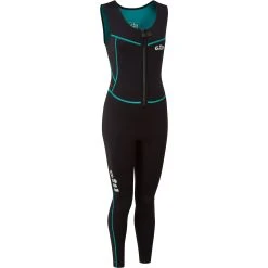 Gill Womens Dynamic Front Zip Longjane Wetsuit - Black -Nautical Outfitters Gill Womens Dynamic Longjane Wetsuit 5017W BLACK 3
