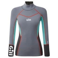 Gill Womens Zenlite Dinghy Sailing Wetsuit Top - Steel Grey