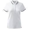 Gill Women's Crew Polo Shirt (CC014W) -Nautical Outfitters dgcc014w whi