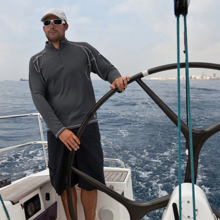 Gill Mens UV Tec Shorts - Graphite 4 Gill Mens UV Tec Shorts - Graphite - Image 2